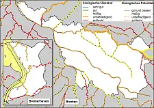 Aktuelle ökologische Bewertung der Gewässer in Bremen
