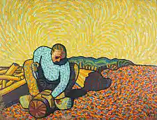 Wilhelm Morgner: Der Holzarbeiter, 1911, Kunstmuseum Wilhelm-Morgner-Haus, Soest