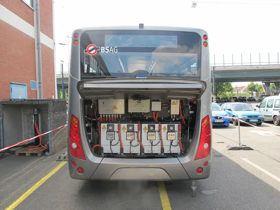 Antriebsaggregat eines Elektrobusses