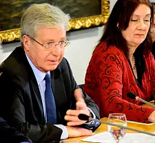 Jens Böhrnsen und Karoline Linnert