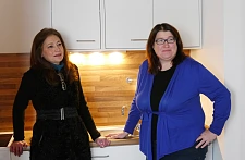 Anja Stahmann (re.) und Mageda Abou-Khalil