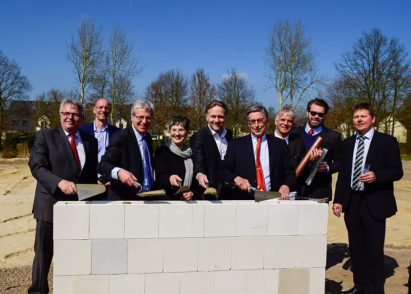 Grundsteinlegung für das Parkside Oberneuland - ein neues Wohnquartier mit rund 200 Wohnungen und Reihenhäusern