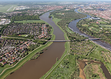 Eine grüne Stadt am Wasser mit hohen Umweltqualitäten -  das neue Landschaftsprogramm nimmt sich dieser Zielsetzung Bremens an