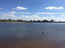 Mit Blick auf die Weser - Revitalisierung der Uferaue in Habenhausen abgeschlossen.