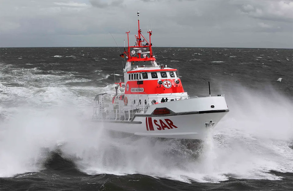 Seenotkreuzer im Einsatz. Foto: Copyright DGzRS/Die Seenotretter
