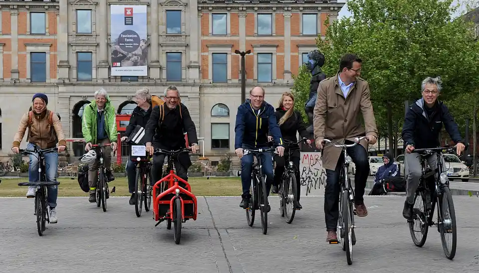 Testeten die neue Bremer Radrunde: 