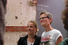 Verena Bentele und Doris Geist (gehörlose Tänzerin und Choreografin)