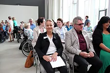 Die beiden Behindertenbeauftragten Verena Bentele und Dr. Joachim Steinbrück