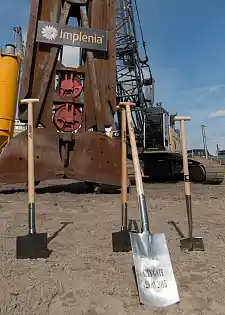 Bereit für den ersten Spatenstich | Foto: LIS / Michael Schnelle