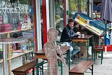 Die Bronzefigur „Orpheus“