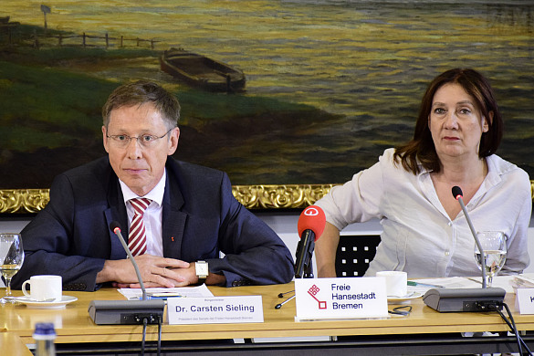 Bürgermeister Dr. Carsten Sieling und Bürgermeisterin Karoline Linnert