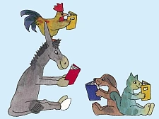 Lesen fördert das Sprachvermögen und regt die Kreativität an