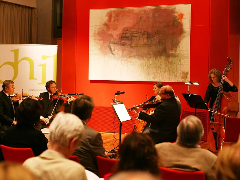 Bremer Philharmoniker spielen für die Flüchtlingshilfe in der Landesvertretung Bremen
