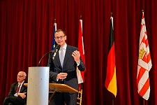 Senator Günthner spricht beim Bremen-Empfang in Wien