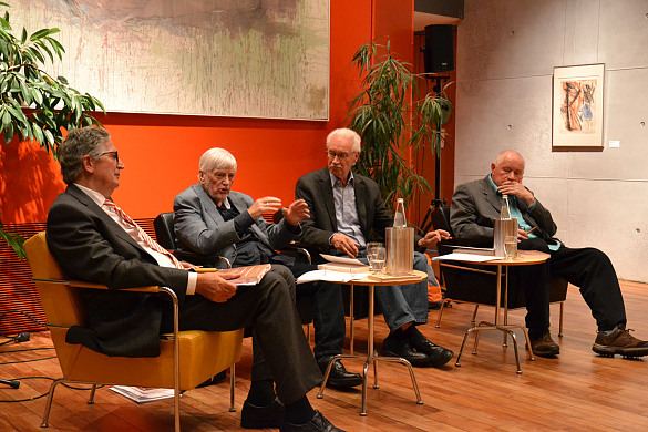 v.l. Klaus Wedemeier, Heinz Aulfes, Herman Vinke , Wolfgang Hesse