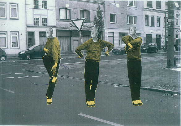 Gertrud Schleising, Dancing in the street, 2015, Collage, Papier, Pappe, VG Bild-Kunst, Bonn 2015