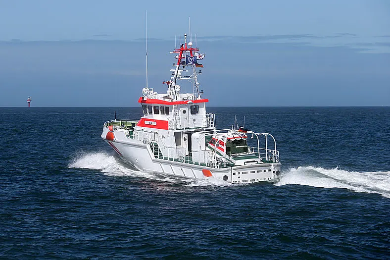 Probefahrt SK 35 (Ernst Meier-Hedde) auf der Außenweser; Foto:© DGzRS 2015                  
