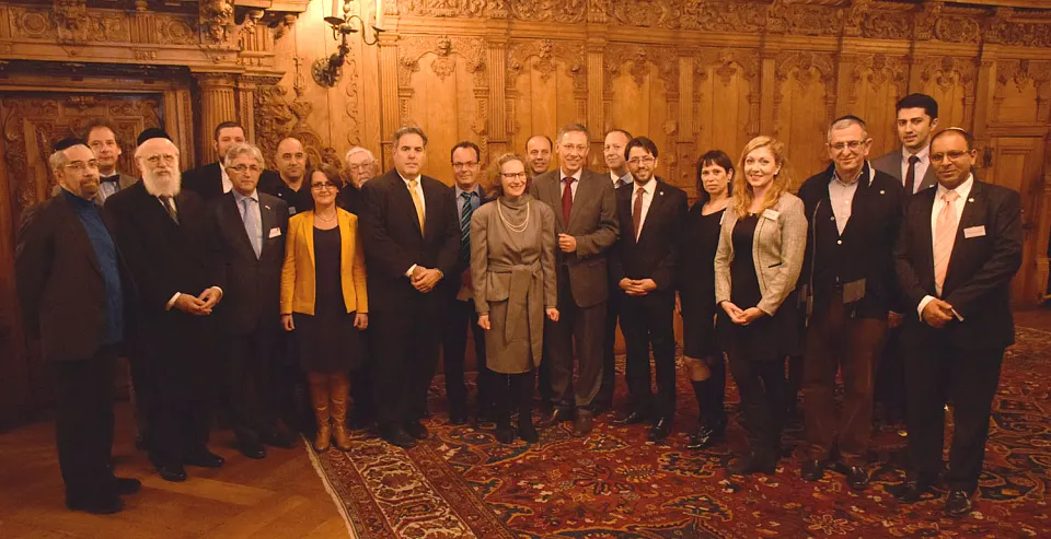 Gruppenfoto zu Beginn des Jahresempfanges