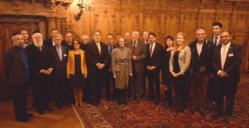 Gruppenfoto zu Beginn des Jahresempfanges