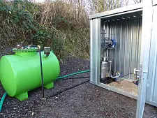 Skimmerpumpe zur Rückgewinnung von Öl aus dem Grundwasser