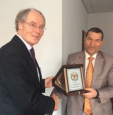 Prof. Matthias Stauch und Mohammad Al-Karabsheh