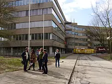 Das ehemalige Verwaltungsgebäude des Vulkan von außen