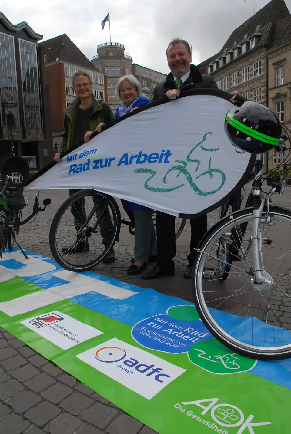 Gemeinsam starteten sie die diesjährige Aktion 