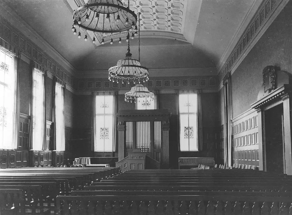 Die Aula im Jahr 1926