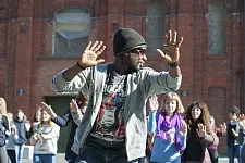 Schon die Proben zum WegWandel in der Wollkämmerei waren spannend