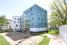 Die Stadt wächst in der Stadt - In Huchting baut die GEWOBA neue Wohnungen. Foto: GEWOBA