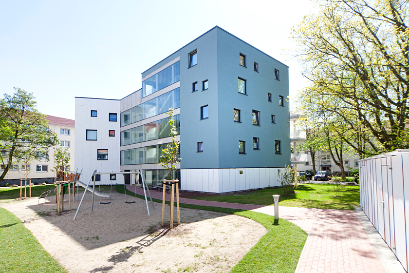 Die Stadt wächst in der Stadt - In Huchting baut die GEWOBA neue Wohnungen. Foto: GEWOBA