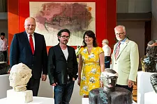 (v.l.) Ulrich Kelber, Frank Laukötter, Ulrike Hiller, Hans-Henning Hoff