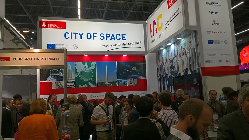 Volles Haus bei der „City of Space“, dem Bremer Stand auf dem IAC in Guadalajara/Mexiko.