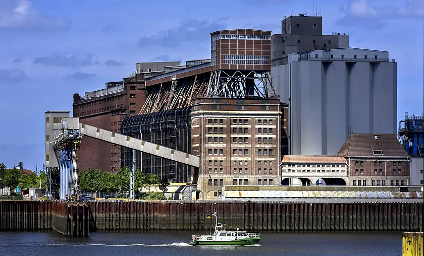 Die Getreideverkehrsanlage in der Bremer Überseestadt