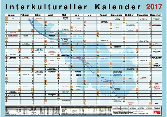 Interkultureller Kalender 2017 (Bremen)