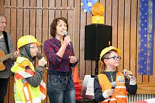 Mit einem tollen Song begeisterte die "Paul-Goldschmidt-Rapper"