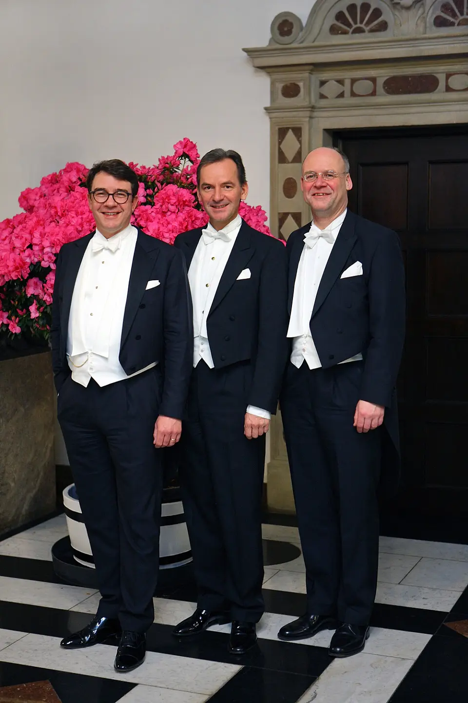 Die Schaffer 2017 v. l. n. r.: André Wedemeyer, persönlich haftender Gesellschafter der Cordes & Graefe KG , Dr. Andreas Jacobs, Mitglied des Verwaltungsrats der Jacobs Holding AG, und Berend J. Erling, Geschäftsleitung der Roland Mills United GmbH & Co. KG © Klaus Fittschen 