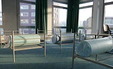 Ein Familienzimmer kurz vor dem Bezug