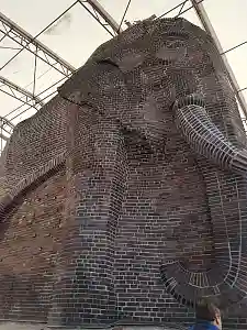 Der „Elefant“ – Aufnahme während der Sanierungsarbeiten