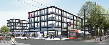 Mitte 2018 wird der ALDINeubau im Technologiepark voraussichtlich
