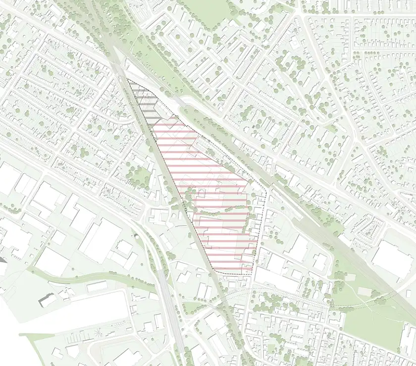 Mögliche Potenzialflächen für den Standort der aufgegebenen Industrieflächen der Betriebe Könecke und Coca-Cola 