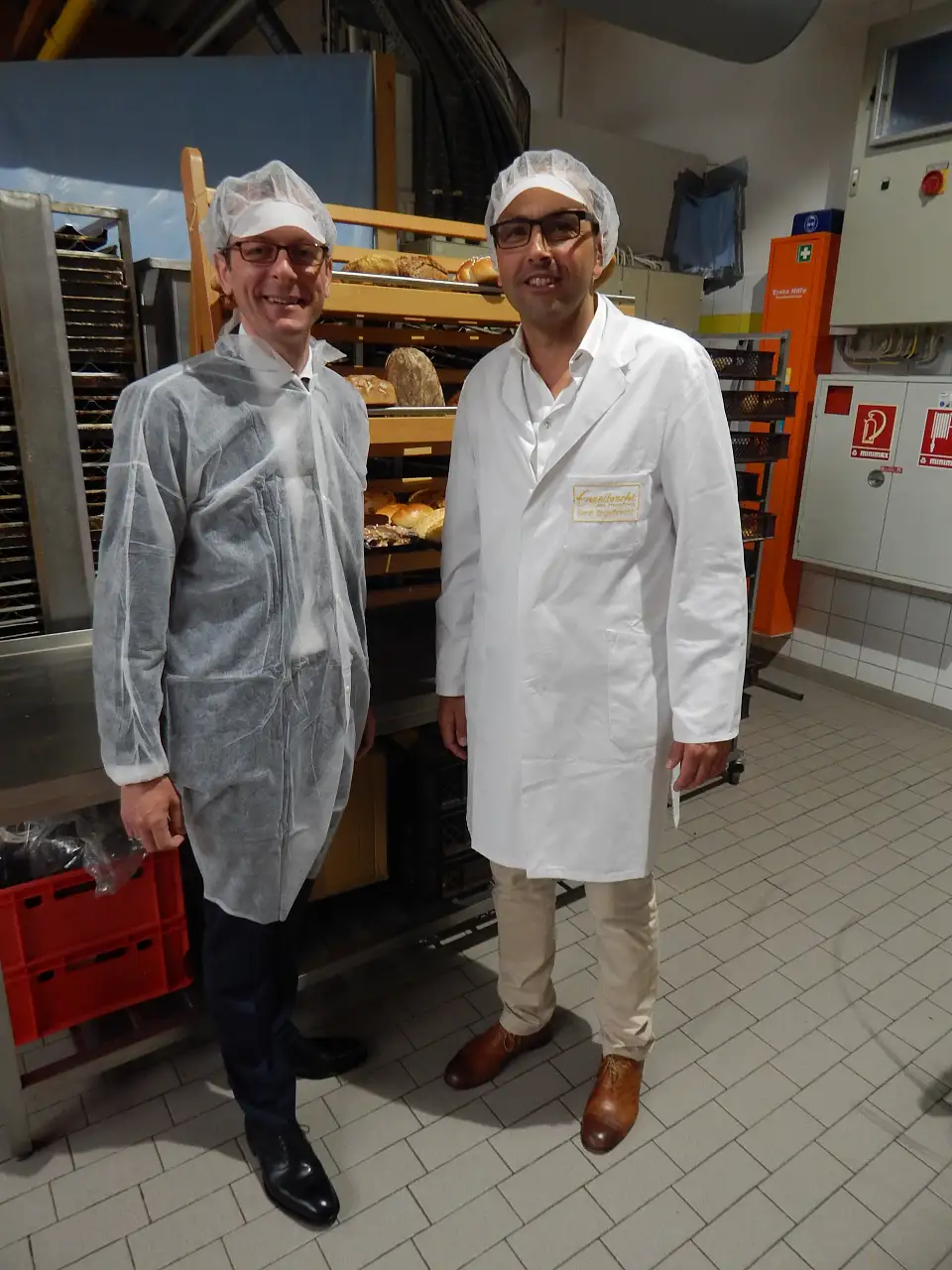 Senator Martin Günthner (l.) und Geschäftsführer Gerd Engelbrecht