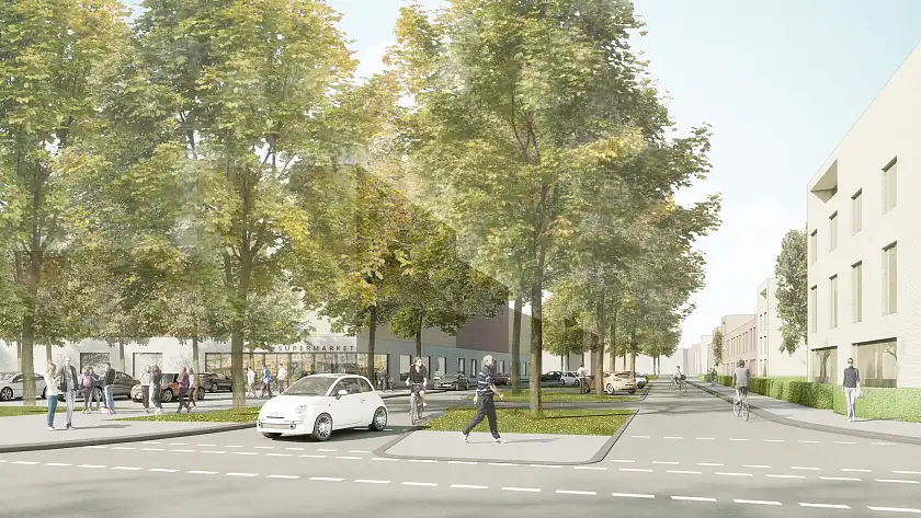 Grün, lebendig, offen – Die Gartenstadt Werdersee bietet 590 Wohnungen für Familien, Paare und Singles