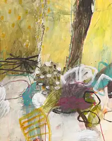 ohne Titel, 2008, Acryl auf Leinwand, Copyright: Thomas Hellmann