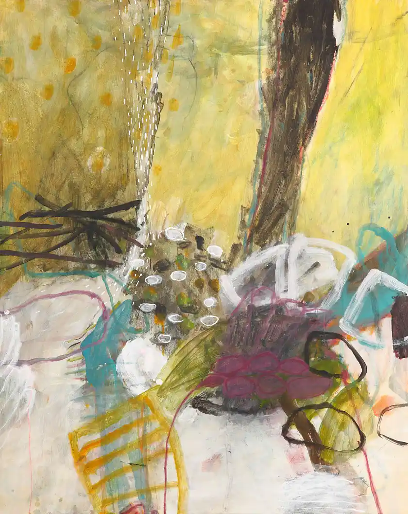 ohne Titel, 2008, Acryl auf Leinwand, Copyright: Thomas Hellmann