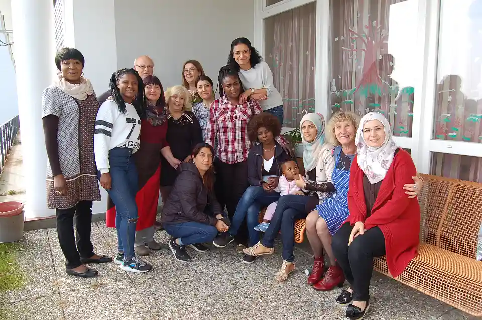 Das war lecker – nach dem Essen gab es noch ein Gruppenfoto mit Bürgermeisterin