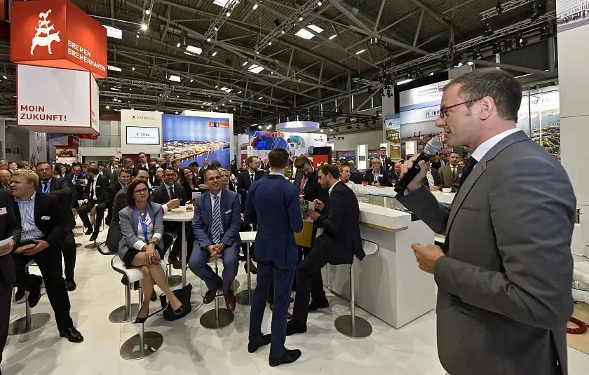 Senator Martin Günthner Standeröffnung Expo Real 