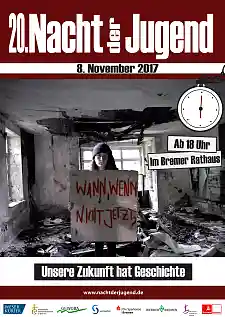 Das Plakat zur 20. Nacht der Jugend