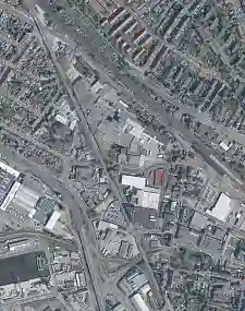 Luftbild vom Gelände