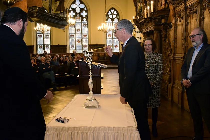 Chanukka-Fest im Bremer Rathaus – Jahresempfang der Jüdischen Gemeinde